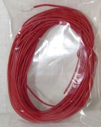 tOm 01130301  - Wire, 0.22 mm2 cross section, RED