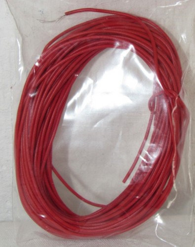 tOm 01130301  - Wire, 0.22 mm2 cross section, RED