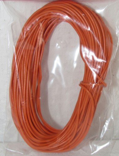 tOm 01130306  - Wire, 0.22 mm2 cross section, ORANGE
