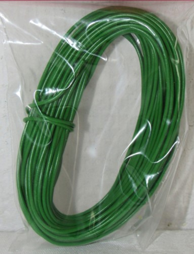 tOm 01130308  - Wire, 0.22 mm2 cross section, GREEN