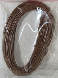 Train-O-Matic 01130310  - Wire, 0.22 mm2 cross section, BROWN