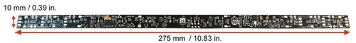 Train-O-Matic 02070315  - Shine Plus Maxi Digi Cool White Digitaal DCC Decoder LED14 Lengte 275 mm Breedte 10 mm (61)