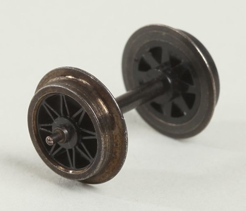 Märklin/Trix E32360009 - Radsatz 2 Stk. Spaakwielen DC Gelijkstroom 11 x 25 mm Stompe As