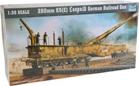 Trumpeter 00207 - Leopold German Railroad Gun 280mm K5(E)  1:35