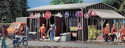 Vollmer 5778 H0 - Opslagplaats voor Verkeersborden