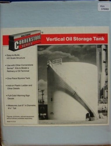 Walthers 933-3115 H0 - Verticale Olie Opslag Tank