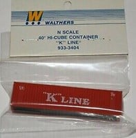Walthers 933-3404 N - Container 40 voet K-Line