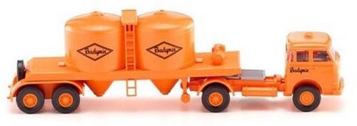 Wiking 0534 01 H0 - MAN Vrachtwagen met Chemietanktrailer Readymix
