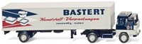 Wiking 0547 01 H0 - Magirus Vrachtwagen met Trailer Bastert