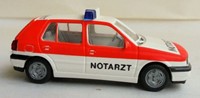 Wiking 071 01 H0 - Volkswagen Golf Notartzt