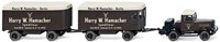 Wiking 0851 01 H0 - Hanomag ST100 Trekker met 2 Meubelaanhangers Harry W. Hamacher