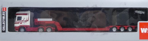 WSI 08-1086 H0 - Scania R6 Topline 6X2 Vrachtwagen Brame met Euro Dieplader 3-assig